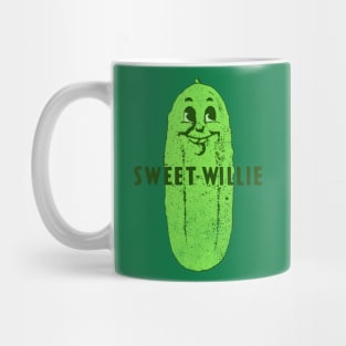 Sweet Willie on front Sour Willie on back Mug